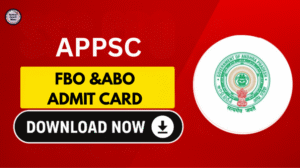 APPSC FBO and ABO Admit Card 
