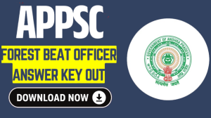 APPSC Forest Beat Officer Answer Key 2025