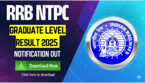 RRB NTPC Graduate Level CBT 1 Result 2025