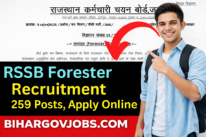 RSSB Forester Recruitment 2026